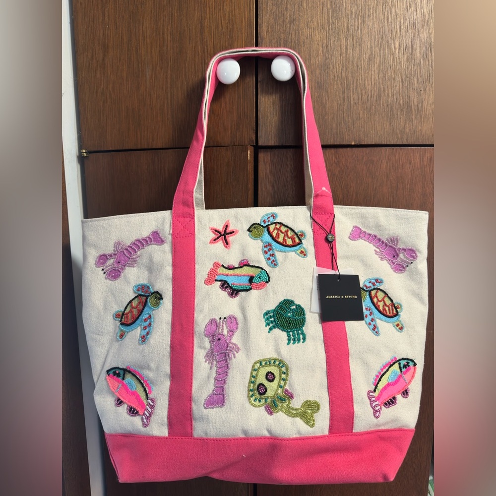 America & Beyond “Underwater Tales” Boat Bag NWT